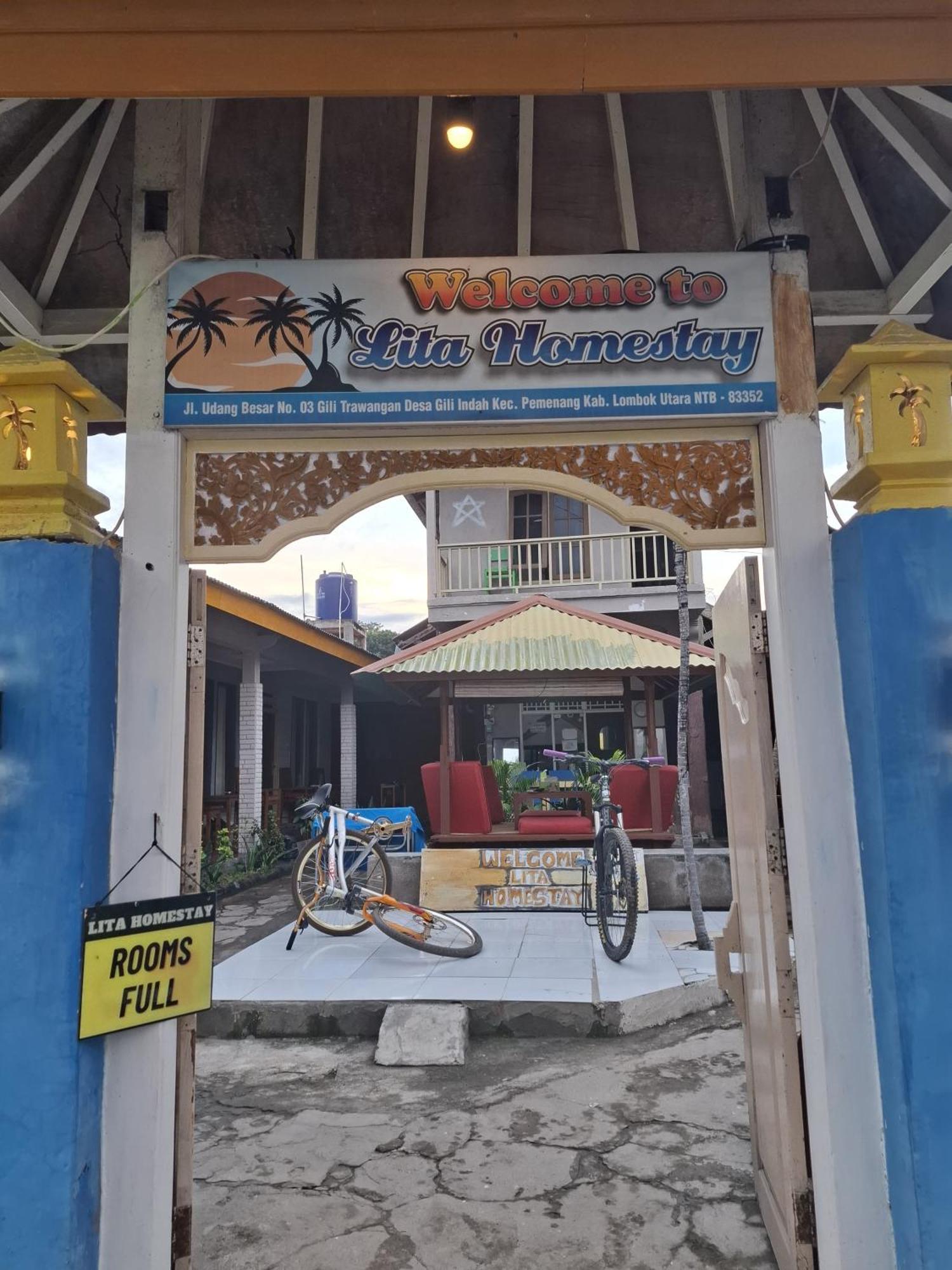Lita Homestay Gili Trawangan Exterior photo